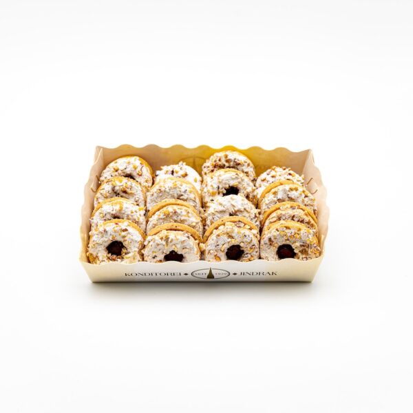 Brasilianerli von Konditorei Jindrak – handgemachtes Haselnussgebäck mit Ribiselmarmelade und Zimt