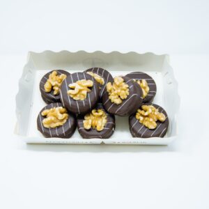 Feine Mini-Ischler mit Walnussdekor – festliches Weihnachtsgebäck aus Linz