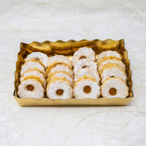 Linzer Augerl von Konditorei Jindrak – handgemachtes Mürbteiggebäck mit Marillenkonfitüre