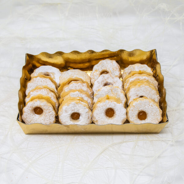 Linzer Augerl von Konditorei Jindrak – handgemachtes Mürbteiggebäck mit Marillenkonfitüre
