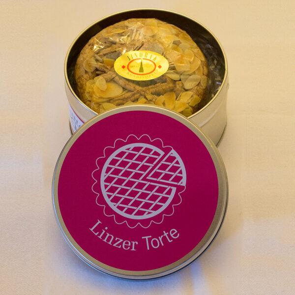 linzer torte in der geschenksdose