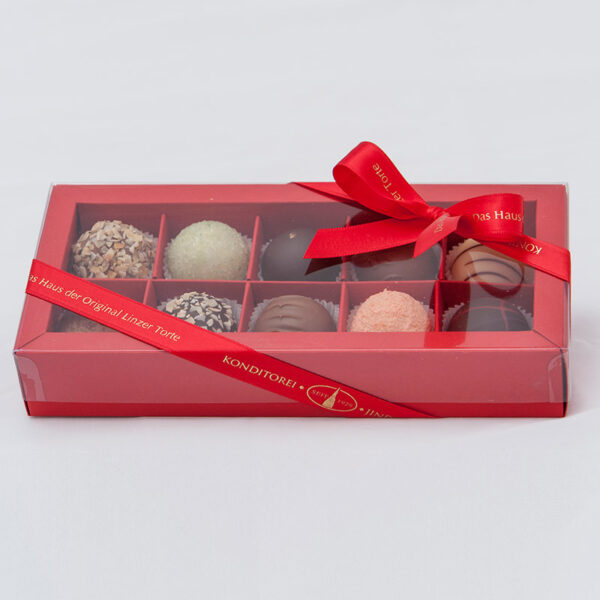 Pralinen-Mischung 0 Promille von Konditorei Jindrak – alkoholfreie handgemachte Pralinen aus Linz